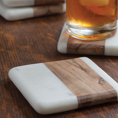 Pavia Square Coasters, Set of 4