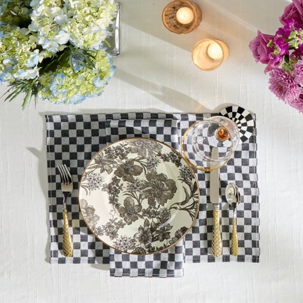 Sterling English Garden Enamel Salad/Dessert Plate