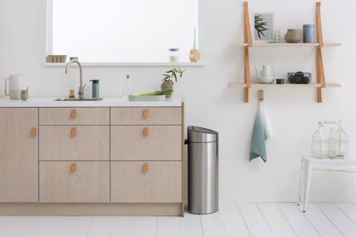 Touch Trash Can New, 40L Matte Steel Fingerprint Proof