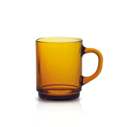 Versailles Stackable Mug ,  8 3/4 Oz Set Of 6 ,  Amber